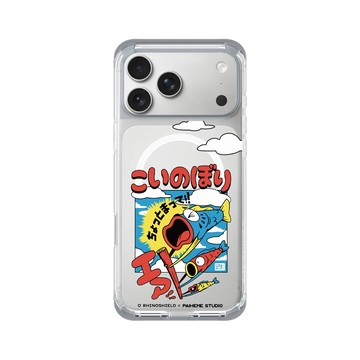 iPhone 17 Pro Max ClearX (MagSafe 兼容) 霜透灰 - Paiheme Studio - Koinobori Family