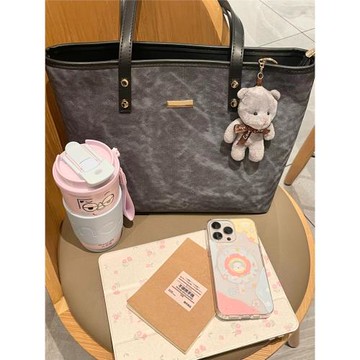 包包女2025新款小眾百搭托特包學生大容量通勤手提包高級感單肩包