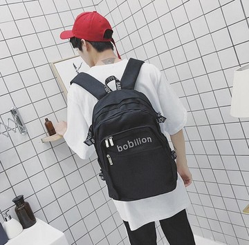 FINDSENSE品牌 日系 時尚潮流 男 大容量 多口袋 旅行背包 多用途背包 書包 後背包 肩背包