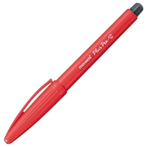 水性サインペン Plus Pen・S 極細 赤