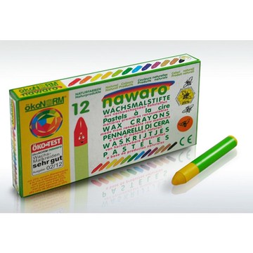 Okonorm  環保安全美術用品 無毒蜂蠟蠟筆 12色 (ON79022)