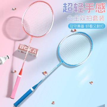 羽毛球拍正品成人專業訓練雙拍耐用型男女耐打超輕碳素纖維