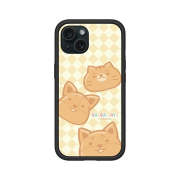 iPhone 15 Mod NX 黑 - 柴語錄 Shiba Says - 邪惡的下午茶