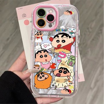 蠟筆小新適用oppoa5pro手機殼a3保護套a97創意a96羽紗a58新款a1軟a2pro趣味a57泡芙a11x防摔a53可愛0pa55卡通