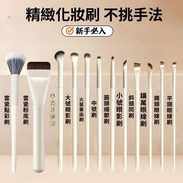 🚀隔日達出 優選直營❤️雲瓷滄州化妝套裝眼影刀鋒腮紅修容暈染新手鼻影刷眼妝全套初學者