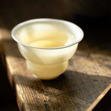 德化白瓷茶具福祿杯家用主人杯茶杯手工薄胎水杯創意品茗杯高顏值