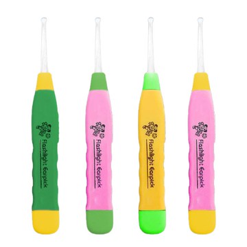 LED耳扒 帶燈照明LED挖耳器 發光耳勺 挖耳棒 附鑷子+夾子 清耳屎 掏耳棒 贈品禮品 B0484