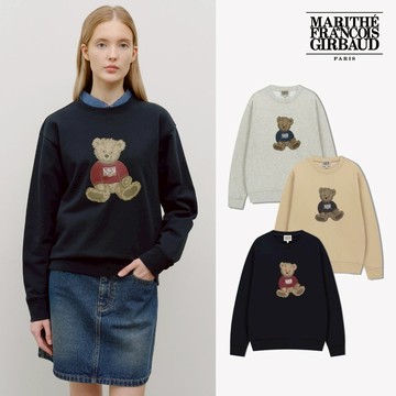 【MARITHE FRANCOIS GIRBAUD】塗鴉小熊大學T 三色 官方旗艦