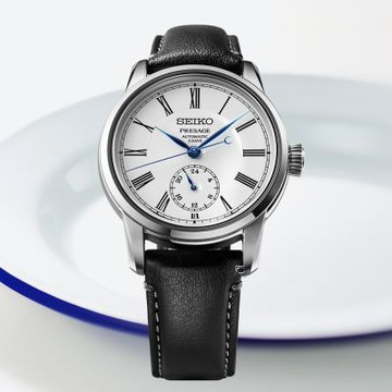 SEIKO 精工 Presage 琺瑯工藝機械腕錶-40.2白_SK040 6R5H-00D0Z.SPB495J1