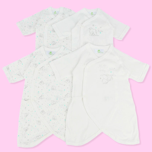 スナップタイプ 長袖 新生児肌着4点セット ダンボ オフホワイト 50 60 インナー パジャマ 新生児 乳児 50 80cm 新生児肌着セット 赤ちゃん本舗 アカチャンホンポ 通販 Lineポイント最大1 0 Get Lineショッピング