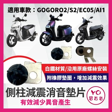 YO買百貨 GOGORO 側柱減震消音墊片 邊柱消音墊片 側柱消音 邊柱減震 gogoro EC05 AI1 異音 改裝
