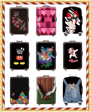 專櫃B系列 行李箱套 旅行箱套 行李套 行李箱保護套 防塵套【櫻桃嚴選】耐磨雙側隱形拉鏈 19吋20吋24吋26吋28吋29吋30吋