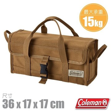 【Coleman】超實用棉質帆布營釘工具袋.露營裝備收納袋_CM-37441