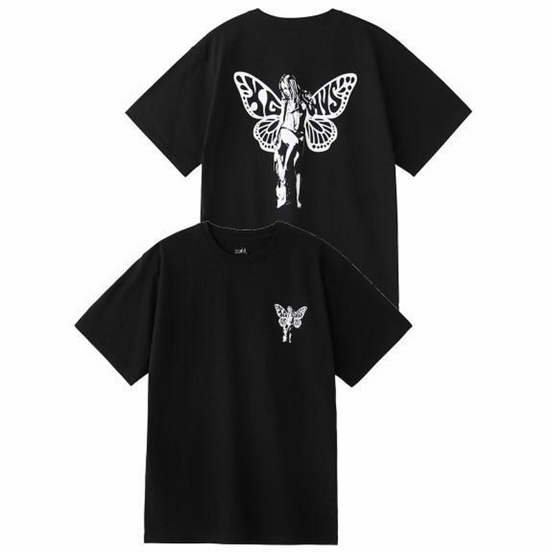 エックスガール X-girl × HYSTERIC GLAMOUR BUTTERFLY S/S TEE 