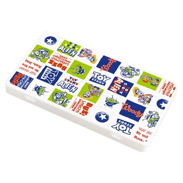 收納王妃 玩具總動員口罩收納盒 18.4 x 10.4 x 1.5cm  1個  方格總動員