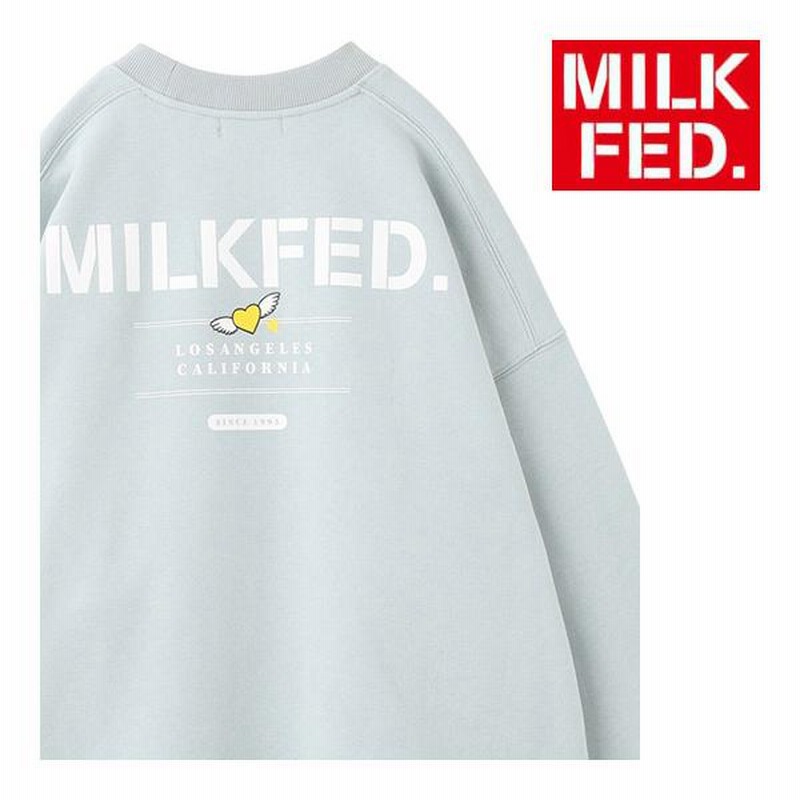 トレーナー スウェット スエット ミルクフェド MILKFED STENCIL HEART