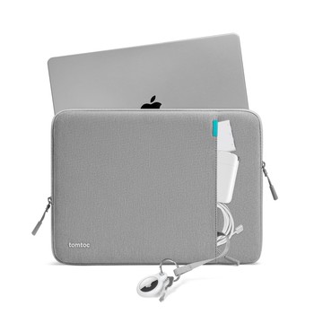 Tomtoc 360°完全防護二代 , 灰 適用15吋 MacBook Air 2023&15吋MacBook Pro 2016後