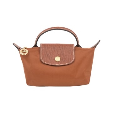 LONGCHAMP LE PLIAGE 手提小包(白蘭地色)