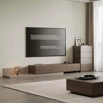 免運熱銷 速發 附發票 斗櫃 儲物櫃 三斗櫃 五斗櫃 九斗櫃 實木斗櫃 餐邊櫃 實木伸縮電視櫃客廳落地儲物櫃現代簡約小戶型胡桃木電視機櫃 支持訂製