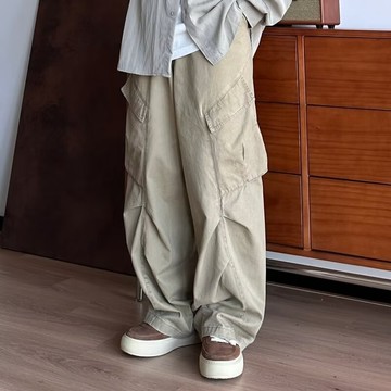 日系復古工裝褲 M-3XL 工作褲 小眾設計 工裝長褲 休閒長褲 工裝寬褲 休閒工裝褲 長褲男 工裝長褲  男生褲子