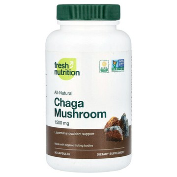 Fresh Nutrition, 白樺茸，90 粒膠囊（每粒膠囊 500 毫克）