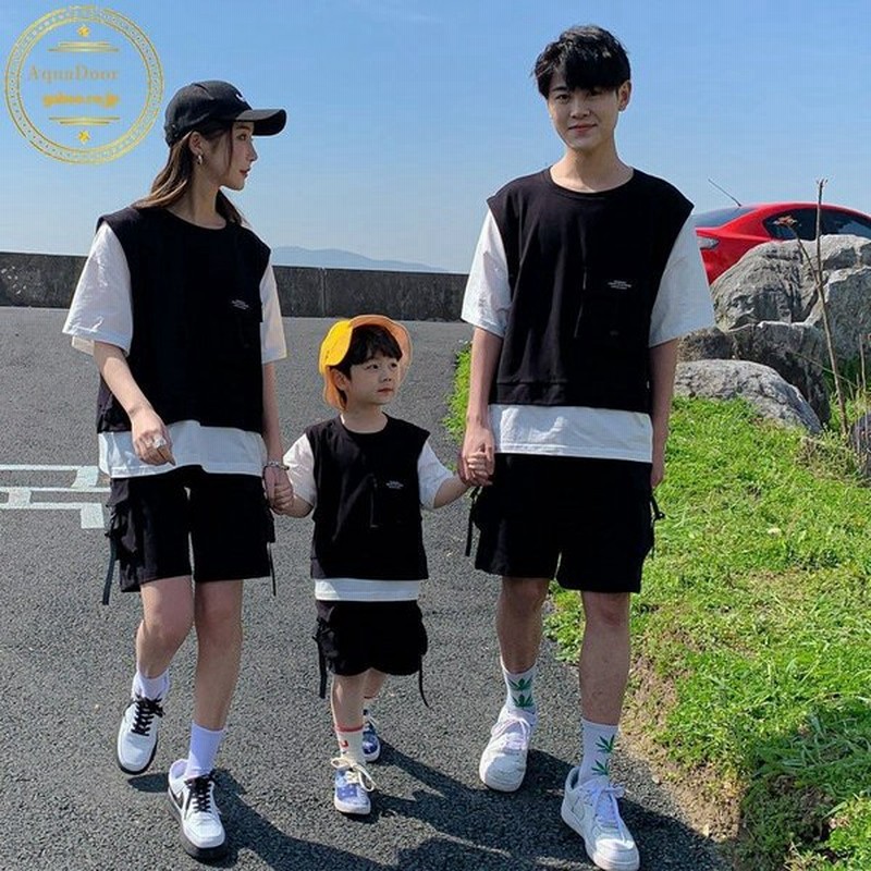 親子ペアルック 親子ペア Tシャツ 半袖 パンツ 上下セット 2点 親子お揃い 兄弟 お揃い 春夏 パパ ママ キッズ 子供服 レディース メンズ カ 通販 Lineポイント最大0 5 Get Lineショッピング