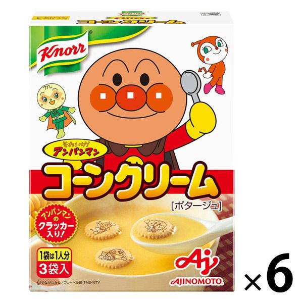 味の素クノール それいけアンパンマンスープ （3袋入）×6箱　味の素