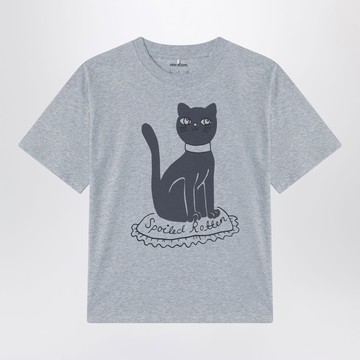 Grey T-shirt in organic cotton