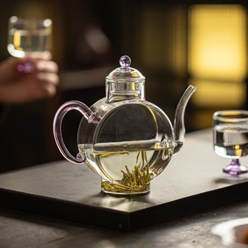 耐熱高硼硅玻璃手執壺水注泡茶壺酒壺醒酒器電陶爐過濾花茶壺
