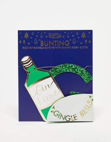 Ginger Ray gingle bells bunting-Multi