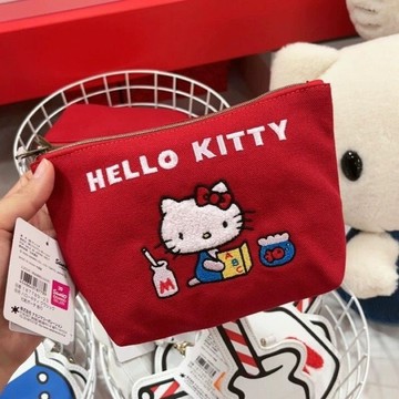 kitty零錢包 🎀 HelloKitty可愛手提包單肩包少女心小托特包便攜外出便當包零錢包 便當袋 零錢袋 凱蒂貓包包
