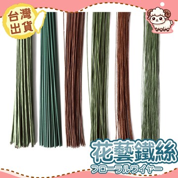 【台灣現貨-天天出】花藝鐵絲 花藝專用鐵絲 綠色花藝鐵絲 花材固定鐵絲 乾燥花鐵絲 花束包裝鐵絲DIY花藝材料鐵絲
