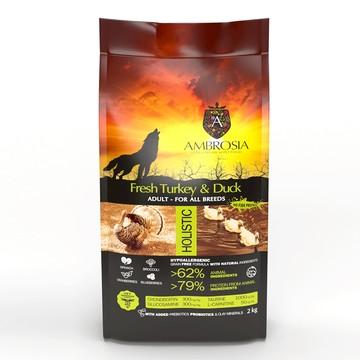 【哈哈窩】安柏希雅無穀鮮肉成犬火雞+鴨12Kg(限宅配)