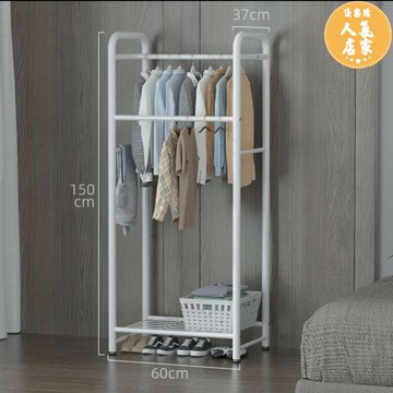 衣櫃 掛衣架 衣帽架 衣櫃晾衣架落地臥室內掛衣架雙桿式衣服架子簡易家用衣帽架儲物架