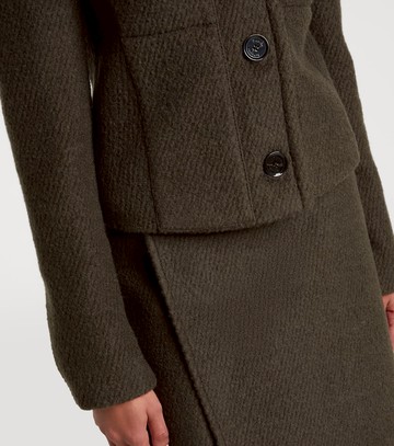 Proenza Schouler Kinsley wool-blend twill bouclé jacket