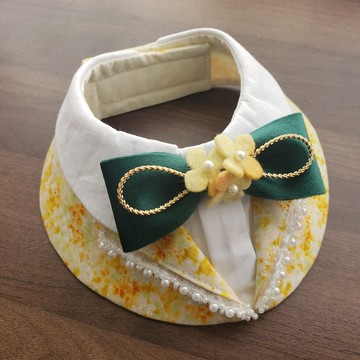 春日男孩西裝款圍巾  黃色