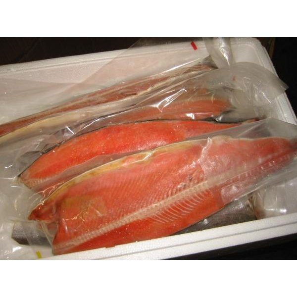 ロシア・アラスカ産　紅鮭フィーレ（甘塩）８ｋｇ
