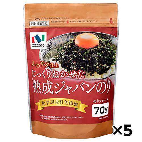 ニコニコのり 熟成ジャバンのり 70g×5袋