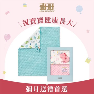 ⭐快速出貨⭐【奇哥】豆趣四季毯+手搖鈴禮盒(2色選擇)｜寶寶新生兒禮、滿月禮、彌月禮、嬰兒禮盒、蛇年彌月禮、小龍年彌月禮