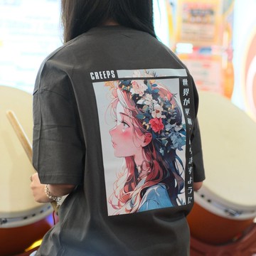 【CREEPS】World Peace 寬鬆重磅印花T恤 210g