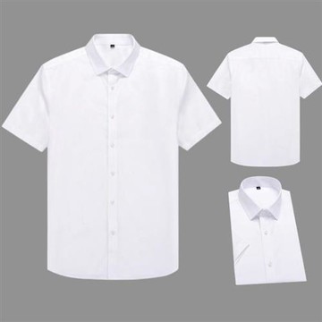 【米蘭精品】現貨+預購 男短袖襯衫高級商務襯衫白襯衫西裝外套男上衣-紳士裝全棉合身純色男裝74lb24