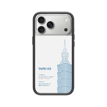 iPhone 17 Pro Max Mod NX -邊框背蓋組合 (相機按鈕) 黑 - 台北101 - 台北101：座標101
