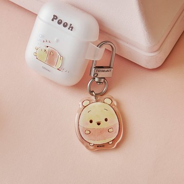 Disney Ufufy系列-小熊維尼款壓克力鑰匙圈