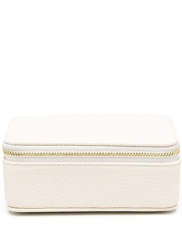 Aspinal Of London - medium travel leather jewellery case - women - Leather - One Size - Neutrals