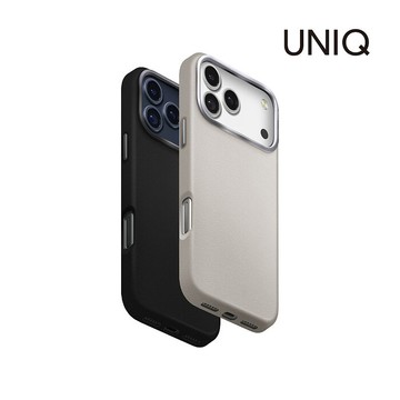 UNIQ  iPhone 17系列 Lyden Magclick 耐刮皮革磁吸保護殼17ProMax黑色