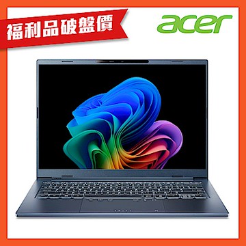 (福利品)Acer 宏碁 Swift Go AI SFG14-75-76T1 14吋輕薄筆電(CU7-258V/32GB/1TB/Win11)