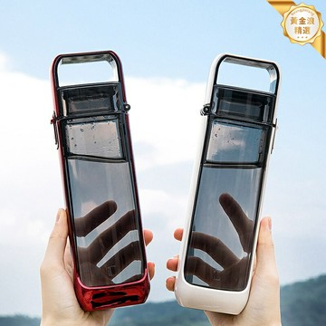 【高顏值便攜】方形水杯 米伽羅水壺 戶外水杯 運動水壺 扁平方形 大容量 防漏設計 女生專屬 南舟系列