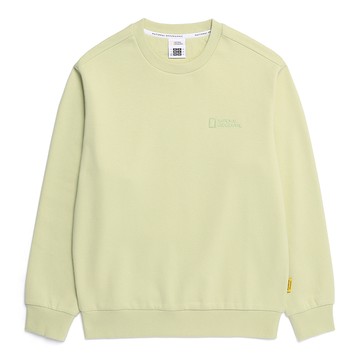 男女同款 FOLHAS 小LOGO 衛衣 - 綠色