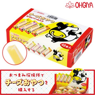 【野味食品】扇屋 一口起司鱈魚條 (115.2g/盒，48條，日本原裝，桃園實體店面出貨)#起司#起司條#鱈魚起司條