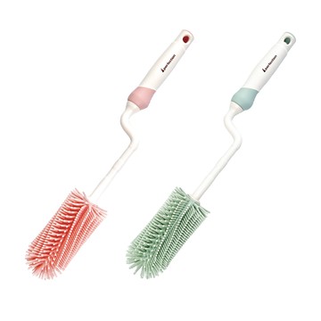 韓國 Perfection - 特級矽膠旋轉奶瓶刷單入_(特級鉑金矽膠)-綠色